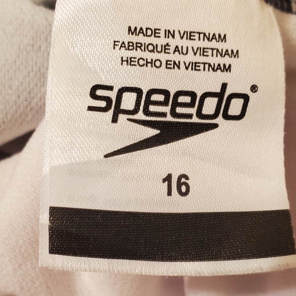 Speedo Girl’s Colorblock Swimsuit. Size 16 - Picture 5 of 9